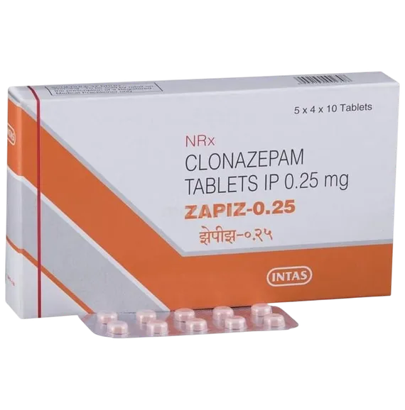 zapiz 0.25mg tablet 10's